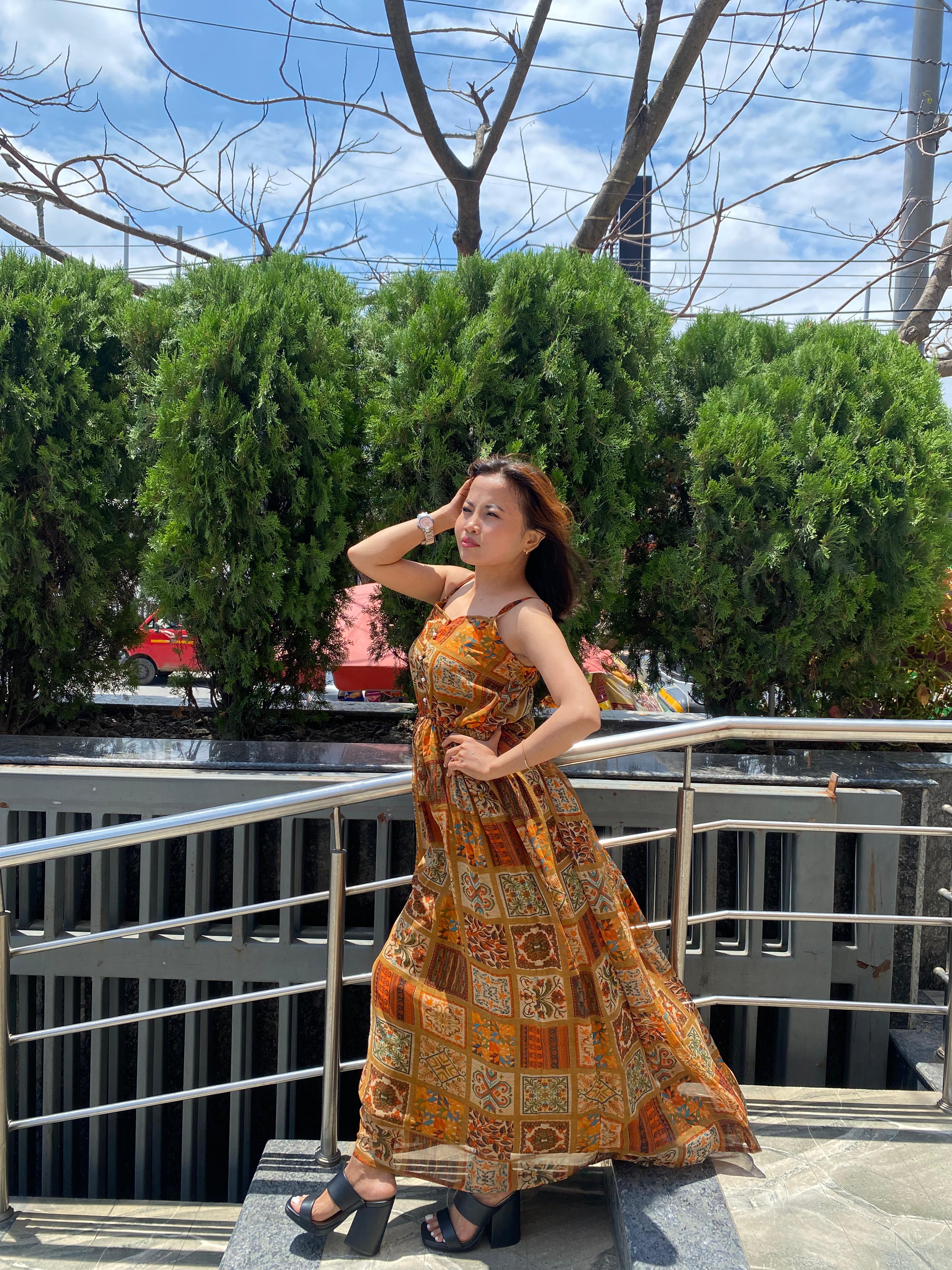 Boho Breeze Patchwork Maxi Dress