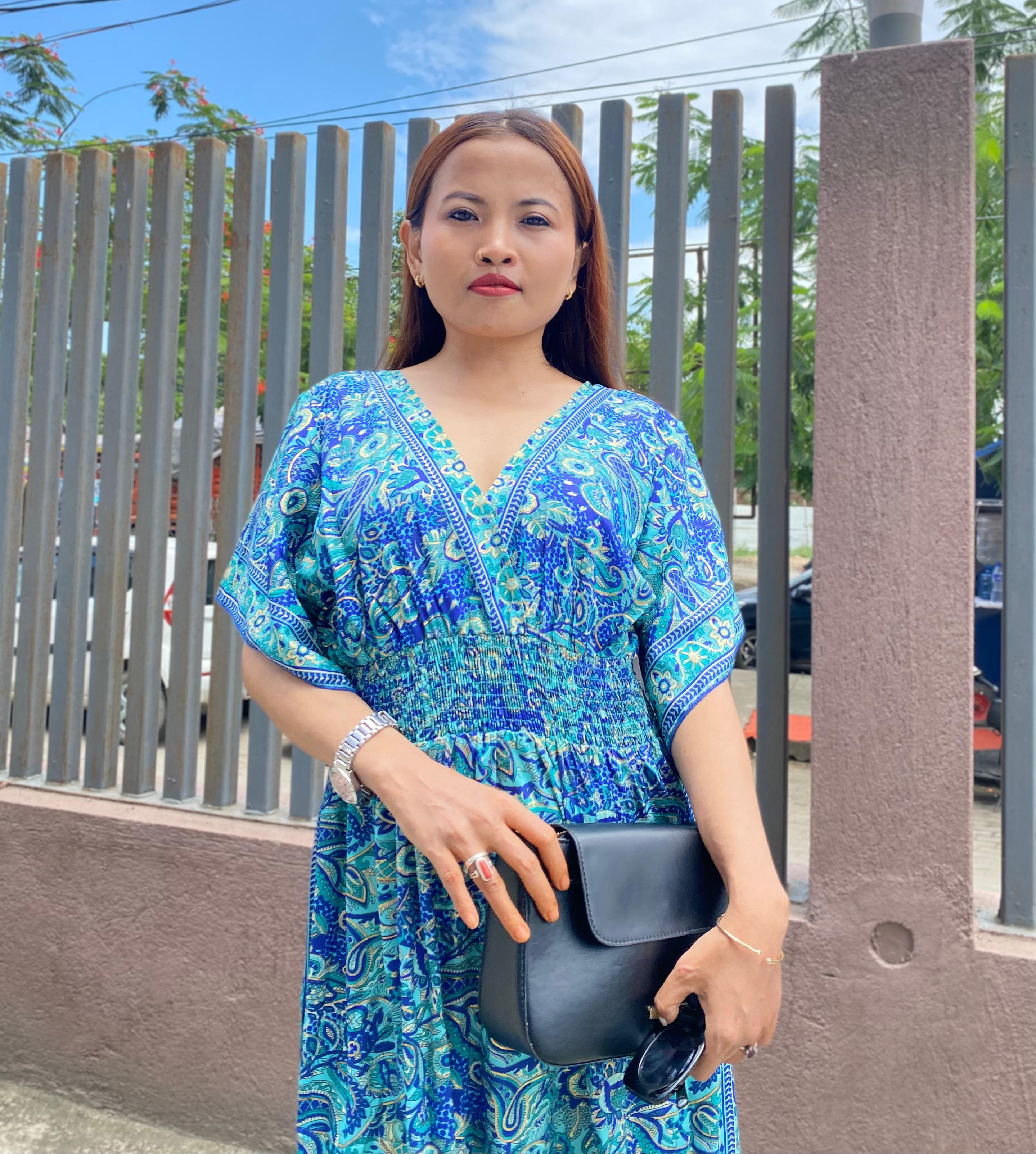 Boho Blues: The Perfect Maxi Dress